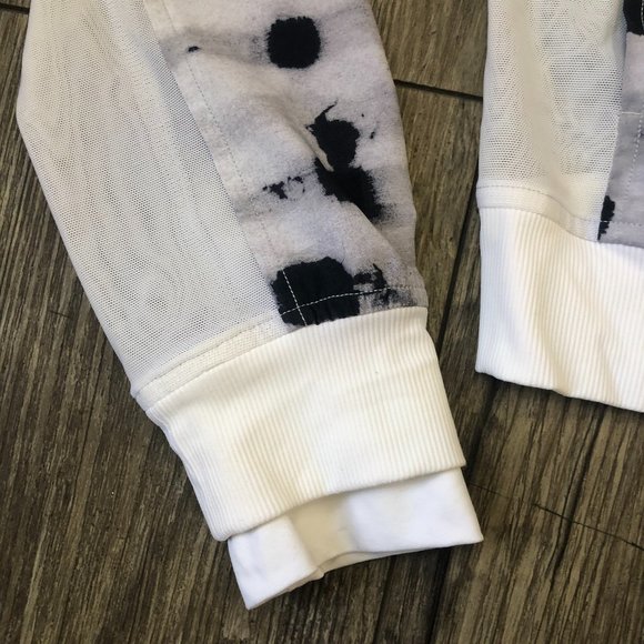 Lululemon Noir Jacket II Ghost Weave White Black  Size 4 - Picture 3 of 6